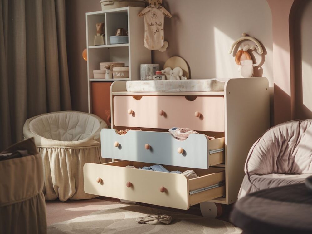 bezpieczne meble do pokoju niemowlaka
