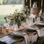 dekoracje rustykalne weselne