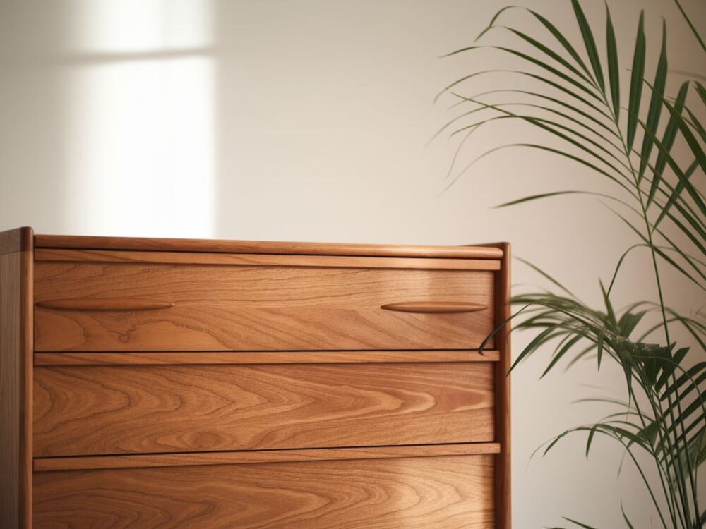 duńska komoda z drewna