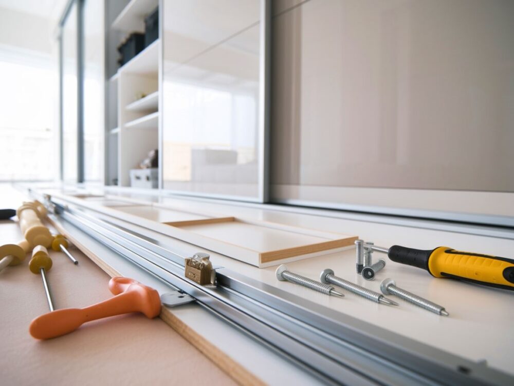 elementy szafy przesuwnej