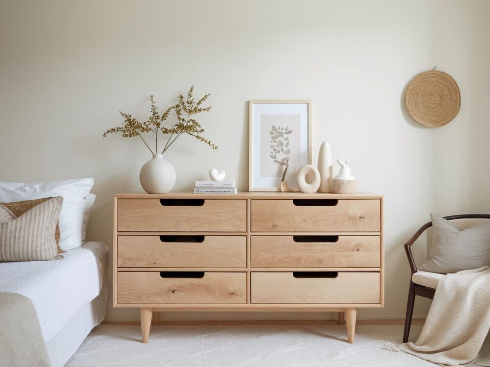 komoda Denver z jasnego drewna