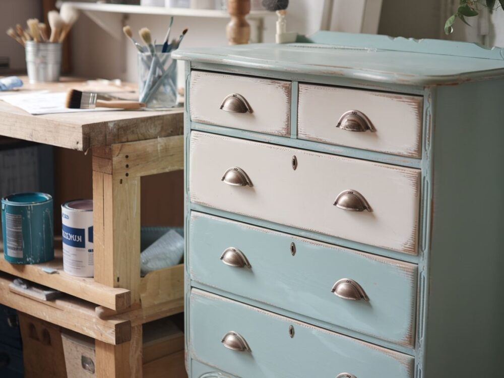 malowanie starej komody