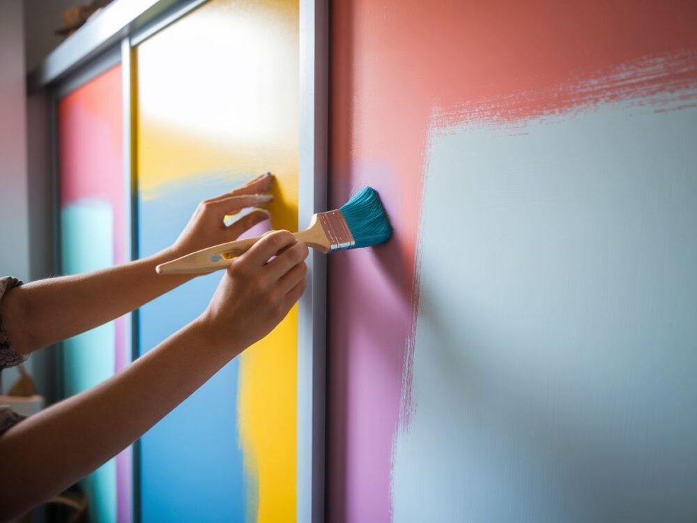 malowanie szafy przesuwnej