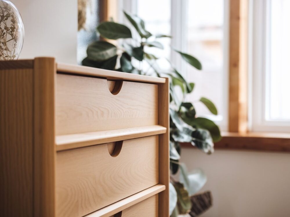 minimalistyczna komoda do salonu