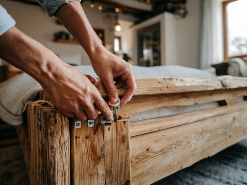 Jak skutecznie naprawić skrzypiące drewniane łóżko bez wymiany mebla?