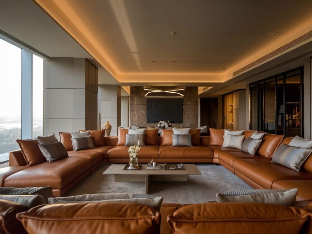 narożnik skórzany luksusowy