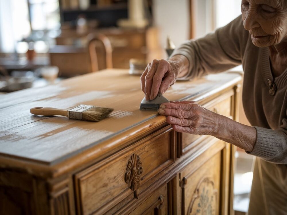 narzędzia do renowacji mebli