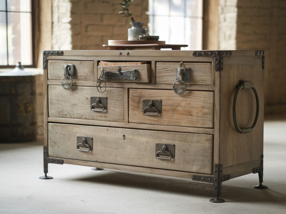 nowoczesna komoda loftowa