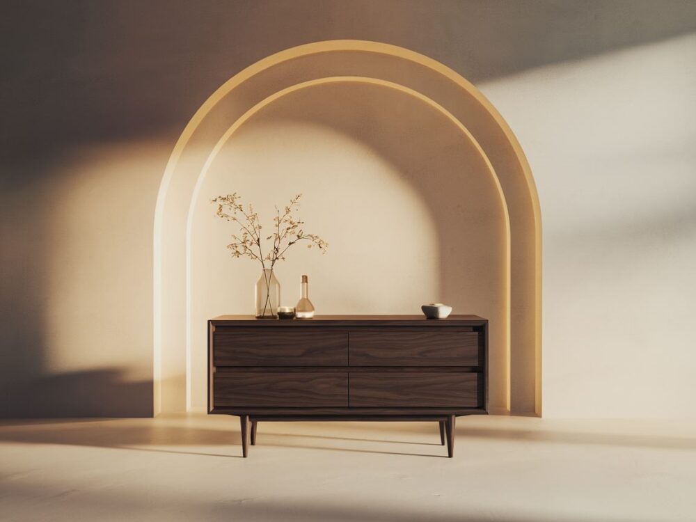 nowoczesna komoda wenge