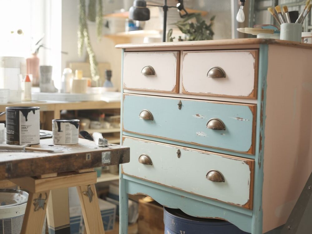 przybory do malowania mebli