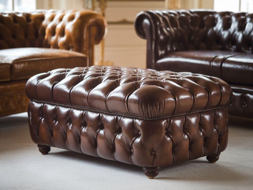 pufa chesterfield zielona