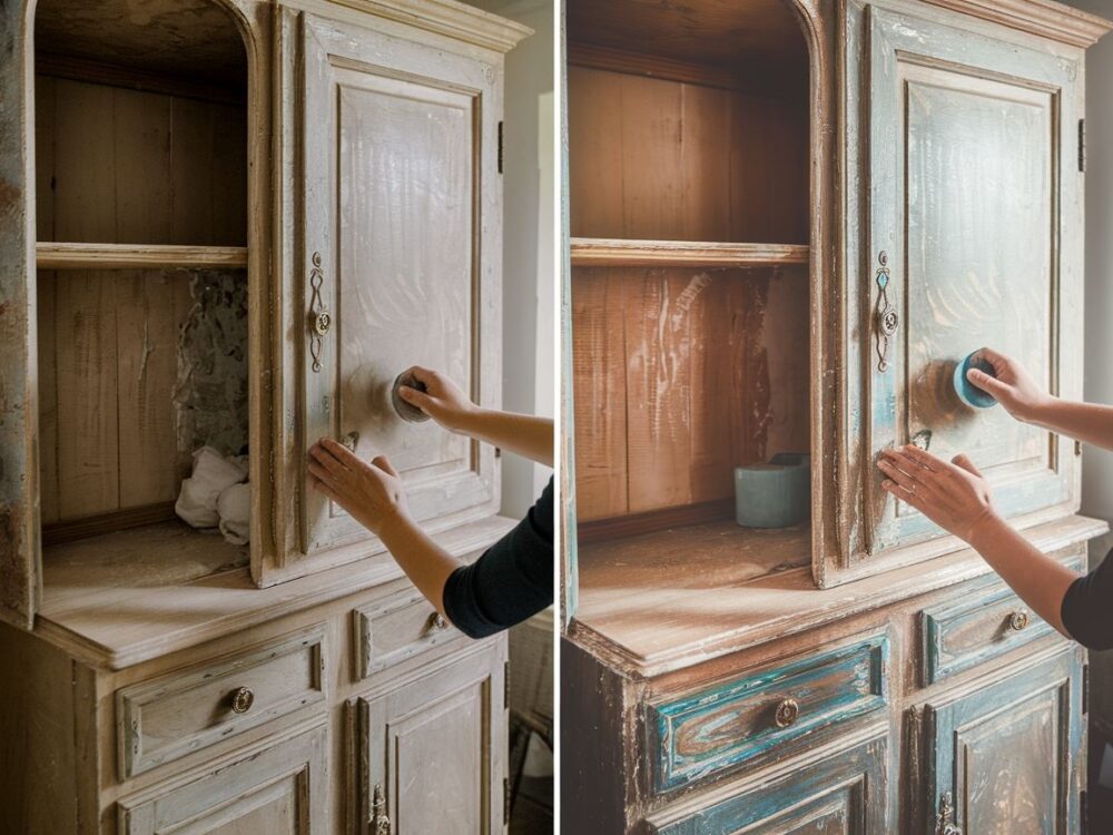 renowacja starego kredensu