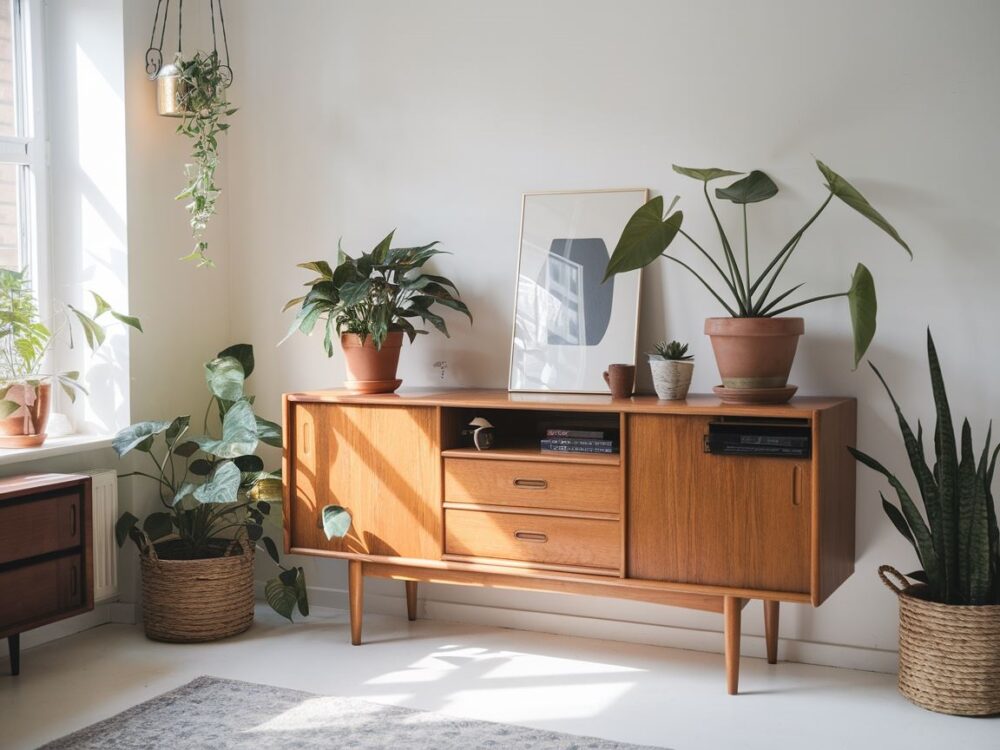 stary kredens w salonie