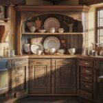 stylowy kredens narożny