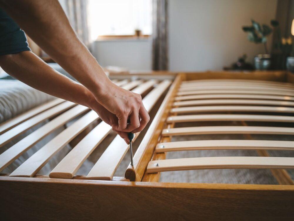 wzmocnienie stelaża łóżka